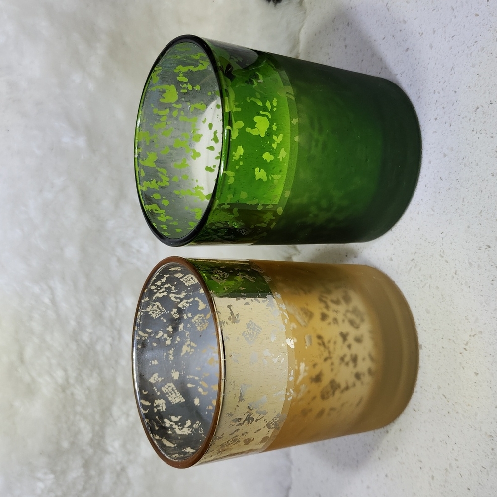 Set of 2 Candle Holders 4 inches tall